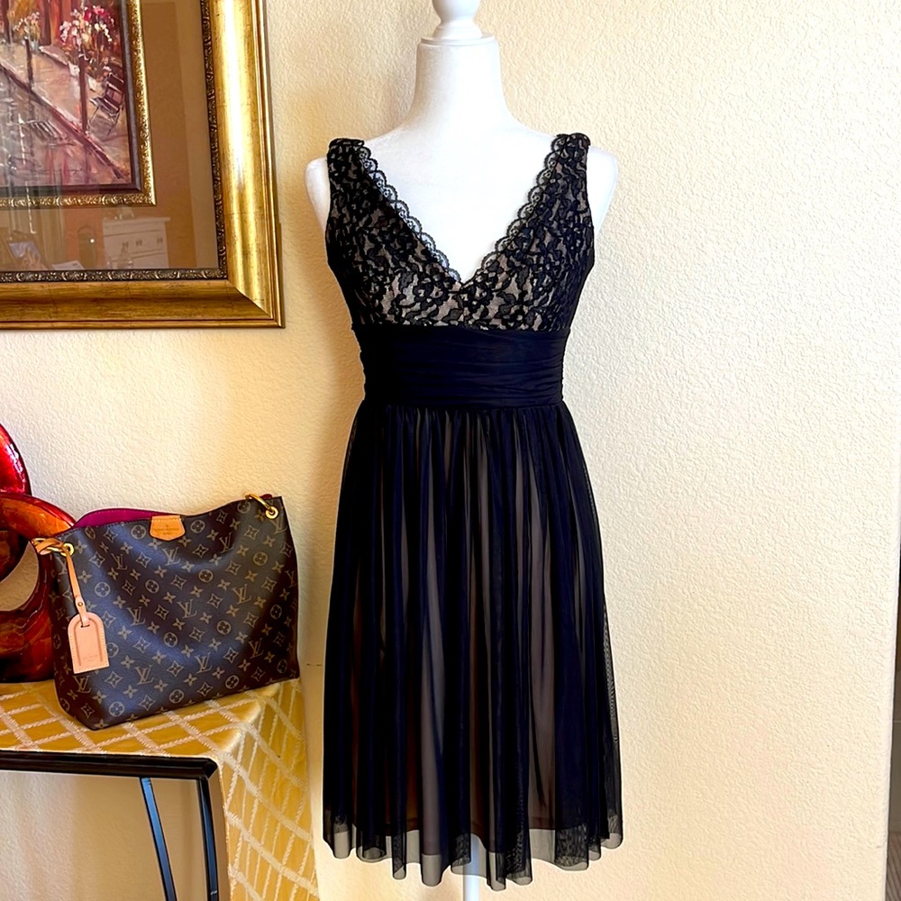 Little black lace dress